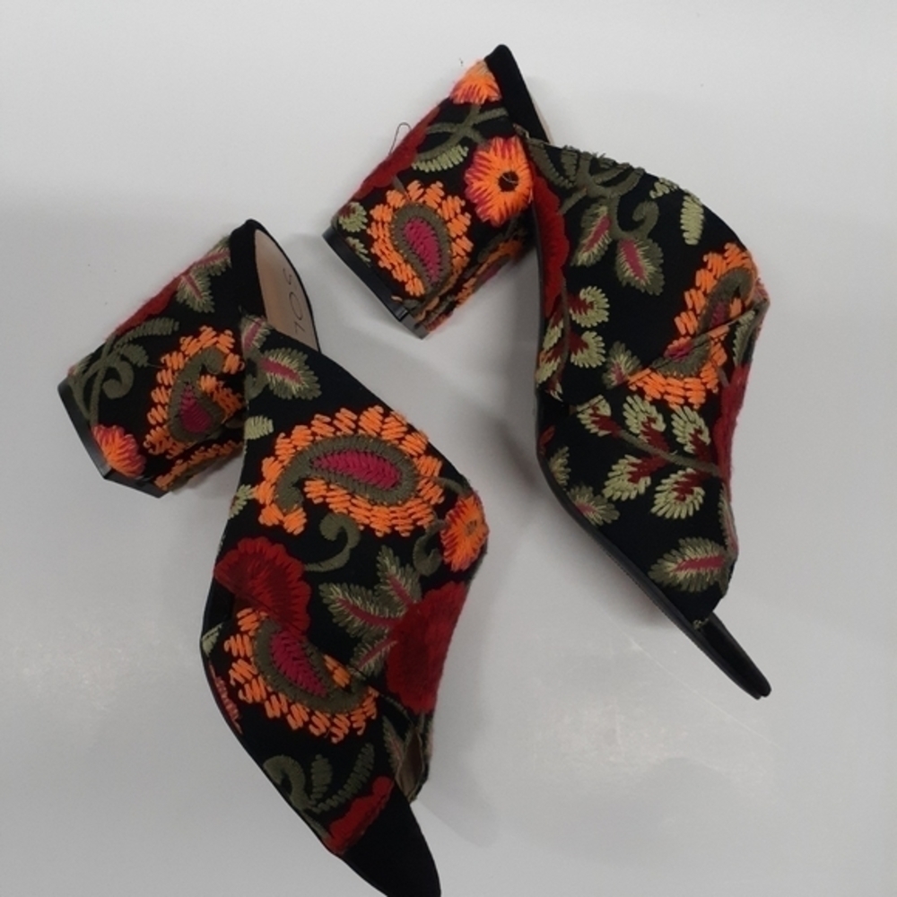 Sole Society Floral Print Sandal Size 6 - Picture 3 of 5
